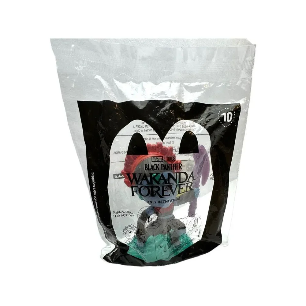 McDonald's Happy Meal Toys Wakanda Forever  Namora, Shuri, &‎ Attuma 2022  NIP